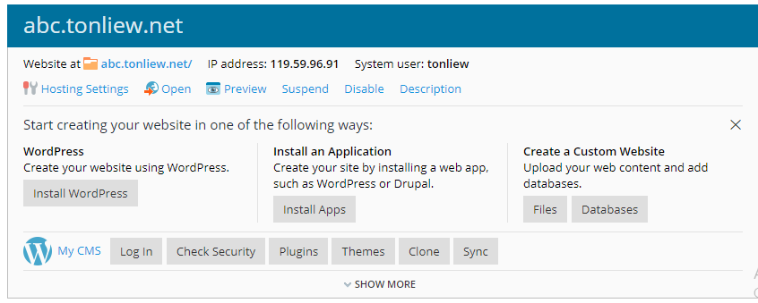 วิธี Add Subdomain ลงใน Plesk Control Panel : finish